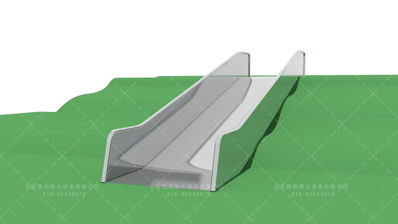 山坡不锈钢滑梯