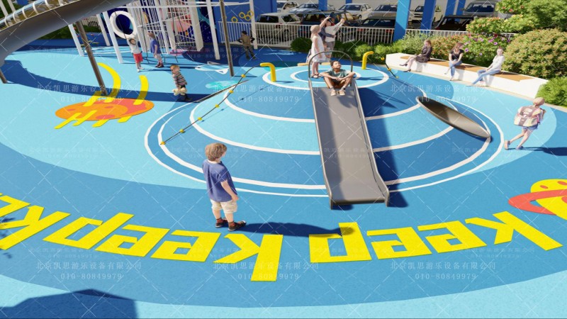 山坡不锈钢滑梯