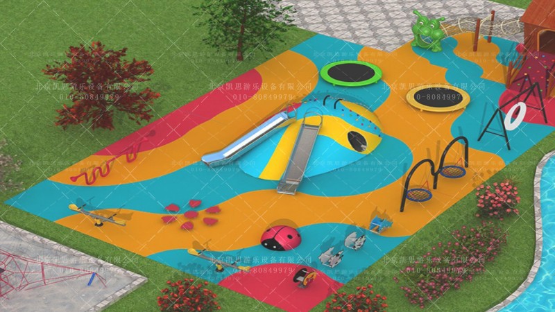 山坡不锈钢滑梯