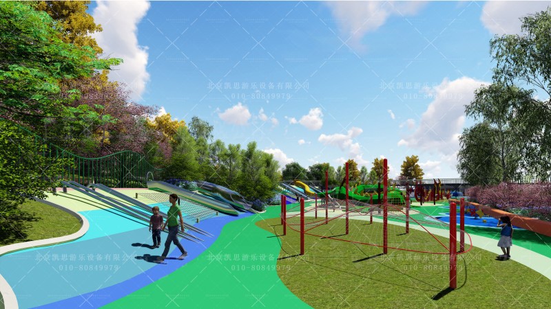 山坡不锈钢滑梯