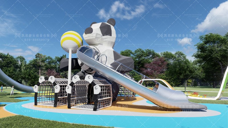熊猫滑梯